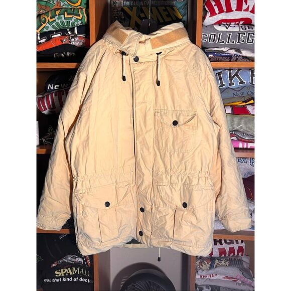 Vintage 90s Nautica Duck Down Puffer Parka Jacket - Picture 1 of 8